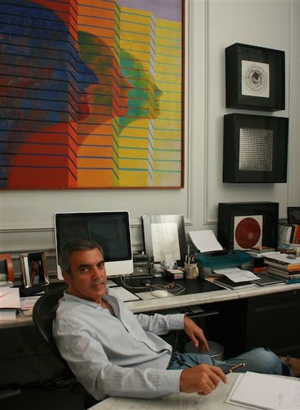 González Taboada prefiere las obras geométricas y de artistas pop.