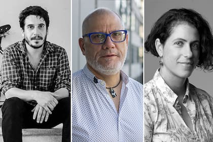 Gonzalo Baz, Juan Carlos Cortázar y Katya Adaui