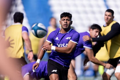 Gonzalo García, un jugador clave: cuando el medio-scrum salió, el equipo se resintió ante los neozelandeses.