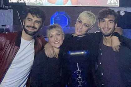 Gonzalo Heredia, Brenda Gandini, Daniela Cardone y Junior Pisanú