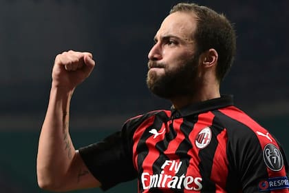Gonzalo Higuaín y su presente goleador en Milan