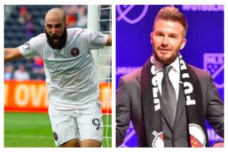 La broma del Pipa Higuaín a David Beckham por tener mala señal de teléfono en una entrevista