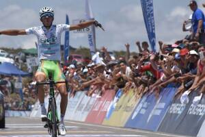 Gonzalo Najar ganó la quinta etapa y encabeza la general de la Vuelta a San Juan