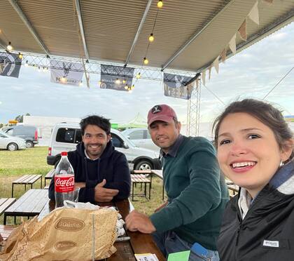 Gonzalo, Osvaldo y Karina Martín