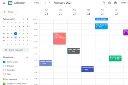Google Calendar permite múltiples recordatorios (Captura app)
