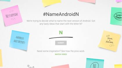 Google le pide a los usuarios que elijan el nombre de la próxima versión de Android