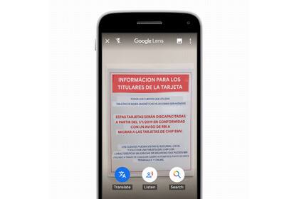 Google Lens estará disponible en los modelos de celulares de bajo costo con Android Go, y ofrecerá traducciones en tiempo real con realidad aumentada