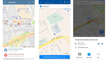 Google Maps, Telegram y Facebook Messenger: tres alternativas para compatir nuestra ubicación en tiempo real, a la que se suma Whatsapp