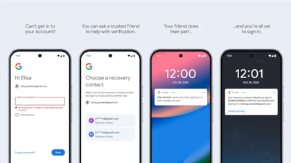 Google permite tener un contacto de confianza para recuperar el acceso a tu cuenta de Gmail si no tenés tu celular