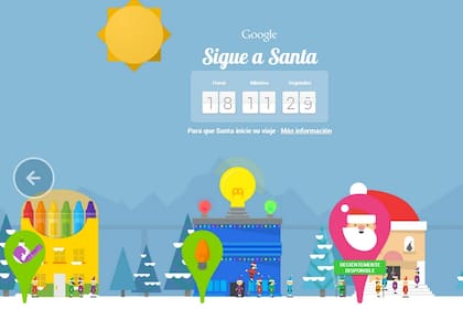 Google, por su parte, presentó su propio sitio llamado Santa Tracker