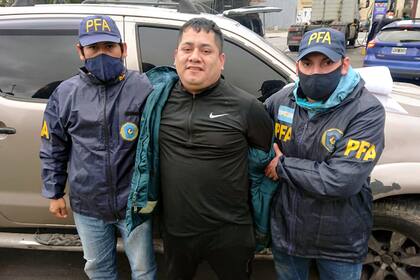 Gorgori, detenido por la Policía Federal Argentina