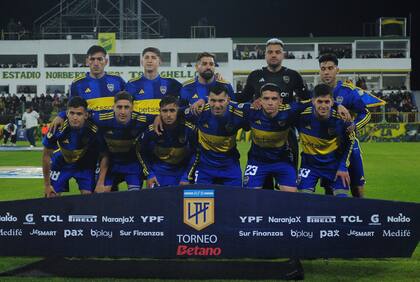 Gorosito y Delgado, titulares en el 2 a 2 de Boca ante Defensa y Justicia, en julio de 2024