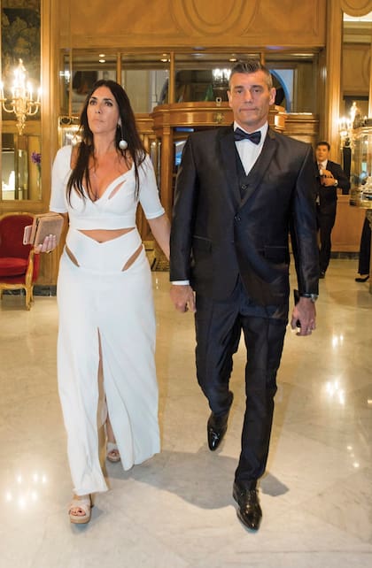 Goyco y Ana Laura, su amor desde hace treinta años y madre de sus tres hijos, Juan Cruz (28), Paloma y Bautista (20).