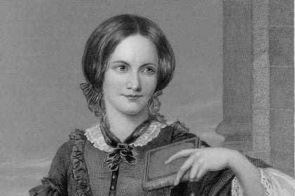 Grabado de la novelista inglesa Charlotte Bronte (1816-1855), autora de "Jane Eyre" 