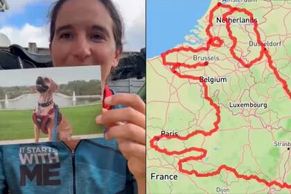 Gracias a su recorrido de 4.707 kilómetros logró sumarle al libro de los Récord Guinness (Captura: Facebook)