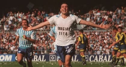 "Gracias Tita", el agradecimiento de Javier Lux, autor de un gol contra Rosario Central, es el de todos los pibes de la pensión de Racing que la conocieron