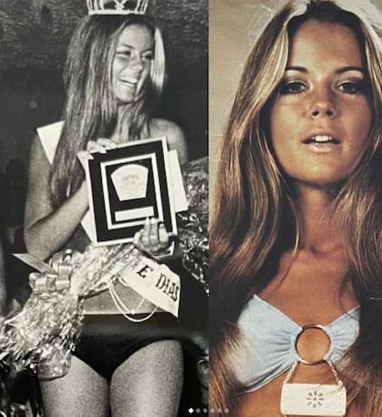Graciela Alfano fue coronada Miss Siete Días en marzo de 1971 en la disco Enterprisse de Mar del Plata