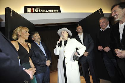 Graciela Borges resaltó la importancia de invertir en espacios culturales