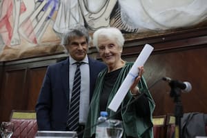 Graciela Fernández Meijide recibió el título de doctora honoris causa de la UBA