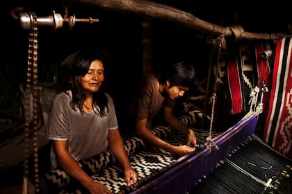 Graciela, junto a su hijo Mauro.
