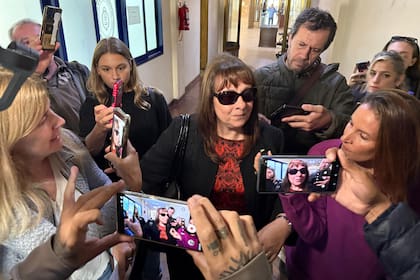 Graciela Molina de Cancio, en los tribunales de Comodoro Py 2002