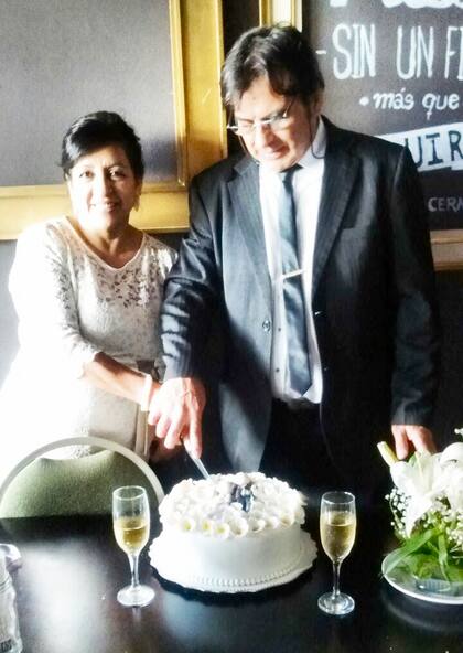 Graciela y Luis, más de cuatro décadas después.