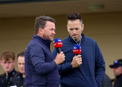 Graeme McDowell, como comentarista de Sky Sports, seguramente su destino laboral cuando se aleje de las canchas