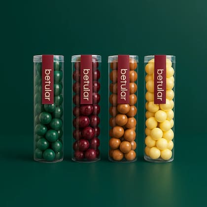 Grageas de cuatro diferentes sabores