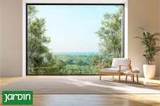 Jardines pensados para transformar las ventanas en cuadros vivos