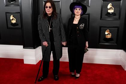 Ozzy Osbourne and Kelly Osbourne. Grammy 2020