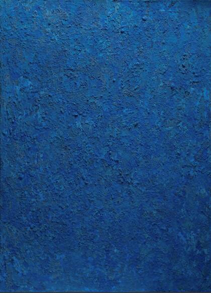 Gran Azul, de Pablo Frezza, una de las primeras obras vendidas