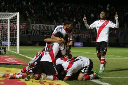 Gran festejo de River, que sigue sumando alegrías