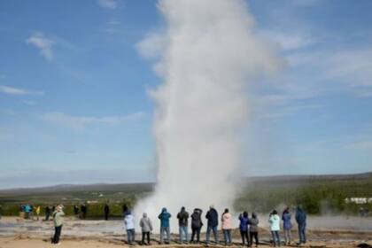 Gran Geysir, uno de los sitios islandeses más visitados