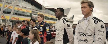 Gran parte de la película se grabó en los GP de la Fórmula 1, por lo que son varios los pilotos reales que aparecen en ella