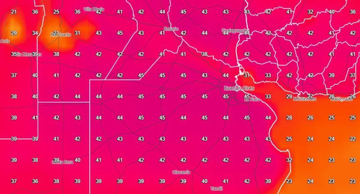 Onda de calor. quanto tempo vai durar e como estará a temperatura em Buenos Aires hoje, terça-feira, 30 de dezembro;
