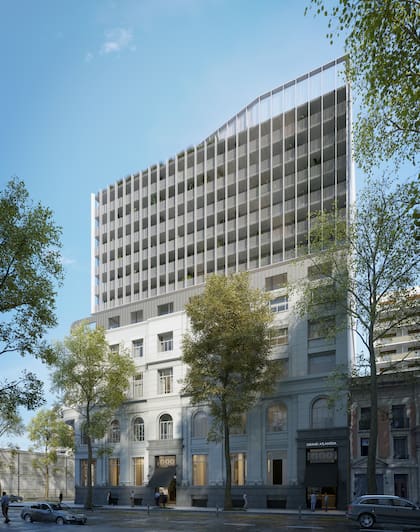 Grand Atlántida está en Azopardo y México, fue sede histórica de Editorial Atlántida