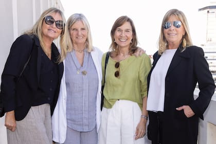 Grandes amigas de las Trix, Susana Pereyra, Mechi Duncan, Luz Fernández Moujan y Elisa Urdapilleta dijeron presente.