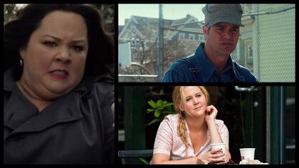 Grandes nominaciones en comedia: Melisa McCarthy por Spy, Amy Schumer por Trainwreck y Mark Ruffalo por Infinitely Polar Bear