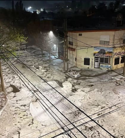 Granizada histórica en Santa Rosa