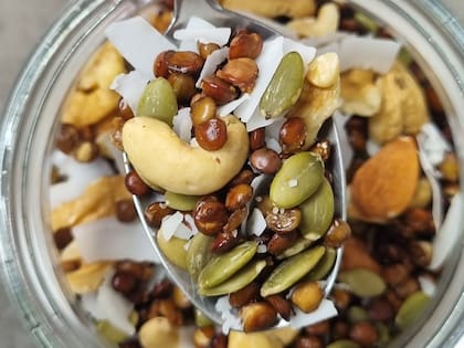 Granola de lentejas de la nutricionista Rocío Hernández