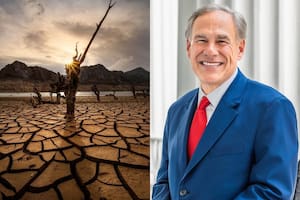 Greg Abbott advierte sobre la crisis hídrica en una ciudad de Texas