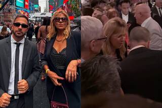 El divertido encuentro de la mamá de Grego Rossello con Brad Pitt en Nueva York