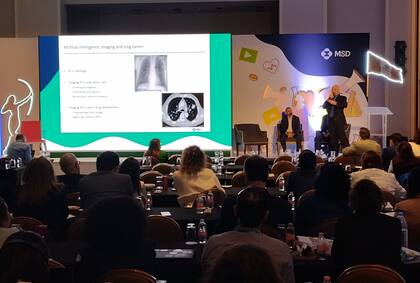 Gregory Goldmacher, durante su exposición