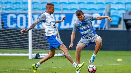 Gremio se entrenó pensando en Lanús