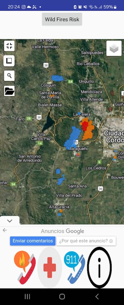 Greta Blanco, Sofía Leal y Chiara Monsu crearon FlameFighters, una app para monitorear incendios que fue elegida entre otros 11.000 proyectos de todo el mundo