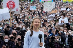 El sorprendente show de canto y baile de Greta Thunberg en un evento