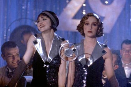 Grey junto a Madonna, en una escena de El sabueso de Broadway