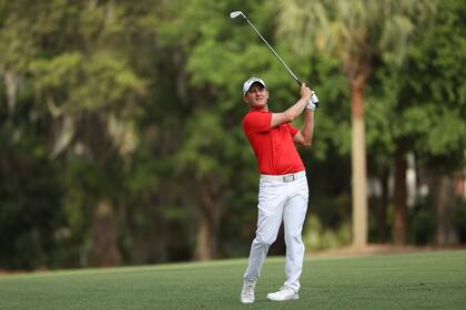 Grillo pega en Harbor Town Golf Links en Hilton Head Island, Carolina del Sur; gracias al segundo puesto experimentó un ascenso hasta el 36º puesto de la FedEx Cup y es su tercer top ten en la temporada 