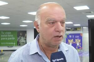 Grindetti habló con la prensa argentina a su llegada a Paraguay