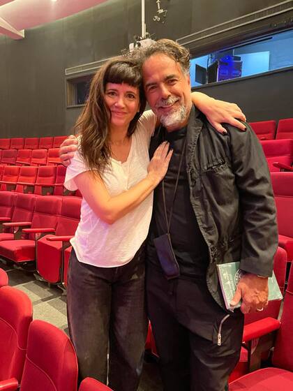 Griselda Siciliani recibió una visita muy especial: el director y dueño de un premio Oscar, Alejando González Iñárritu